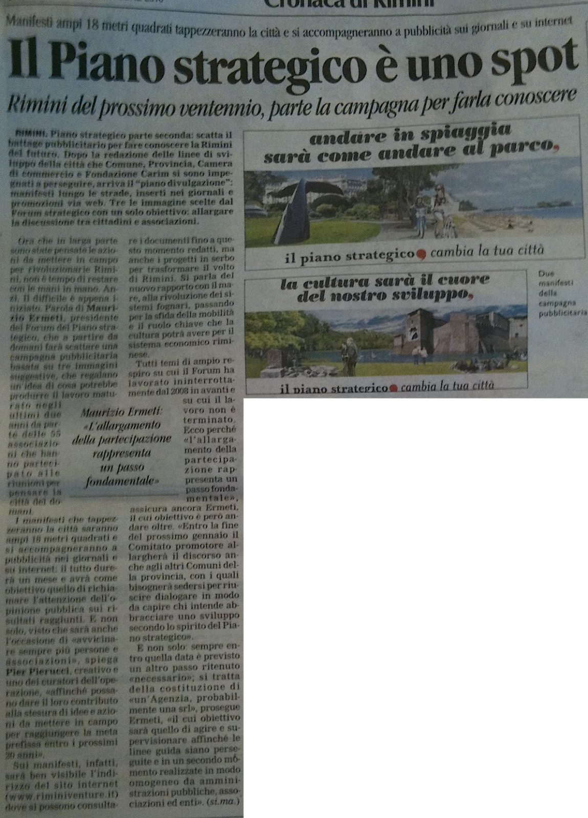 Il “piano strategico” di Rimini si manifesta in pubblico…!