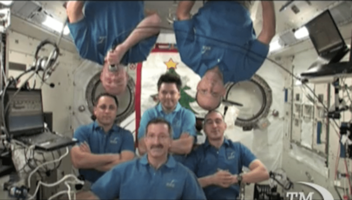 VIDEO – Auguri dallo spazio 2012…!