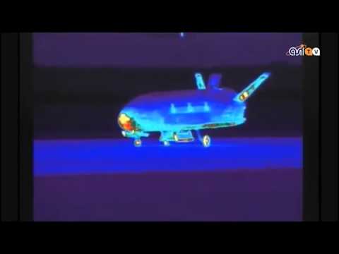 Fotografia infrarossi atterraggio shuttle