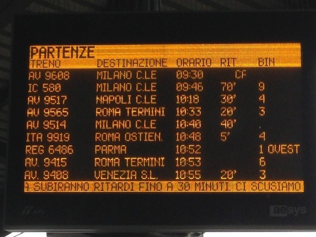 Il ritardo dei treni, può essere una coincidenza?