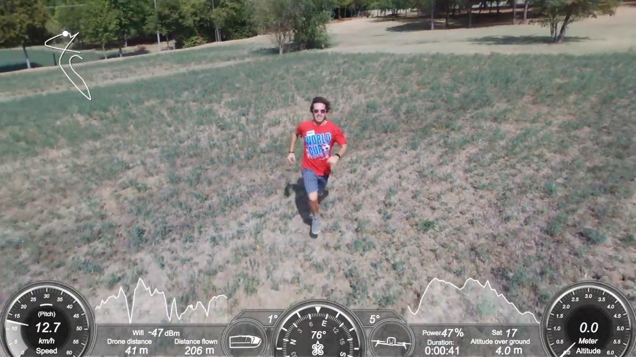 VIDEO Drone Parrot Bebop 2 “Follow Me” test…