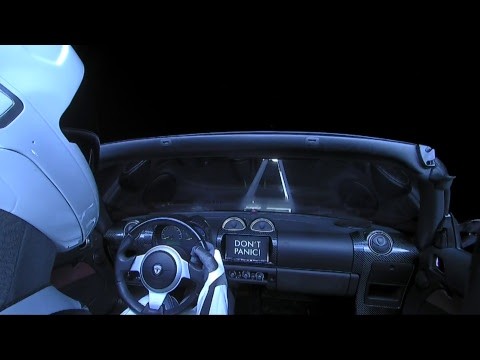 VIDEO Abbiamo una Tesla in rotta verso Marte…