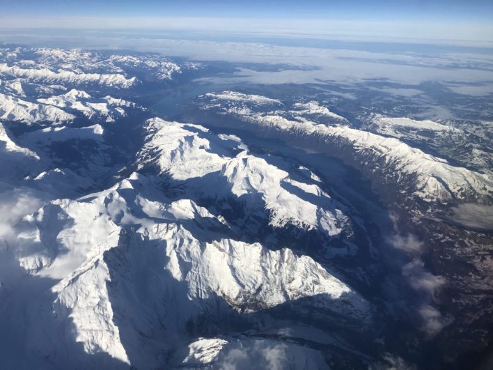 Montagne in volo tra Manchester e Bergamo by Stephen Kleckner