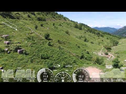 SCREENSHOT PARROT BEBOP 2 DRONE FPV FLYING WITH VR GLASSES