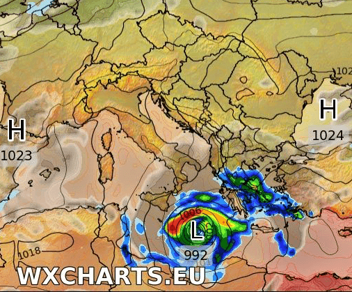 Un ciclone in mediterraneo?