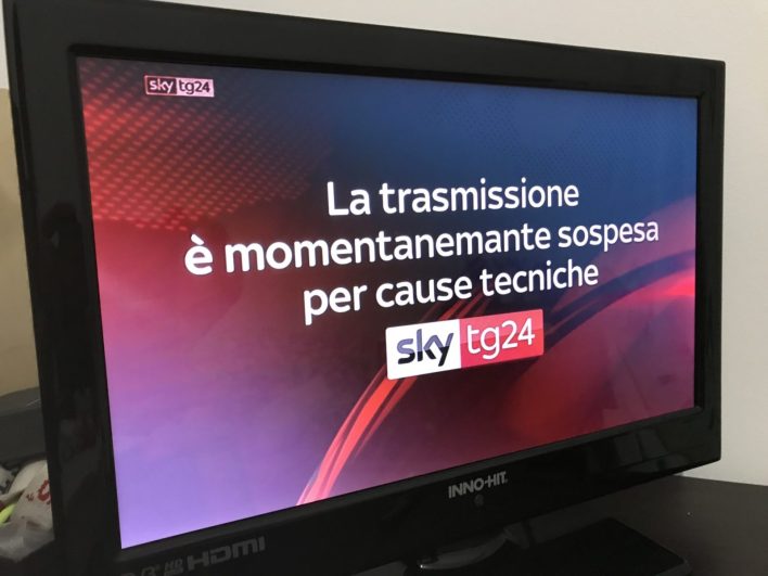 L’ora legale manda in crisi Sky tg24