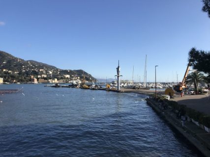 Imboccatura Porto di Rapallo dopo la mareggiata by Stephen Kleckner