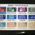 Menu principale calcolatrice fx-CG50