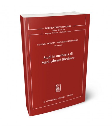 Copertina del libro "Studi in memoria di Mark Edward Kleckner" edizioni Giuffrè Torino