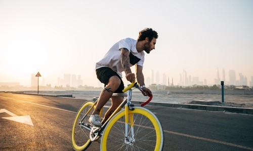 La vita è come andare in bicicletta… se vuoi stare in equilibrio devi muoverti