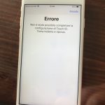 iPhone 7 con errore Touch ID