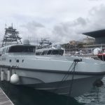 Motovedetta GUARDIA di FINANZA in mostra al 60° Salone Nautico Internazionale di Genova