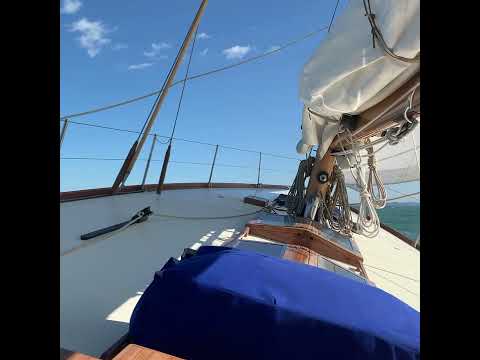 Navigazione con Angelica IV di barca in legno 60 piedi di Sciarrelli