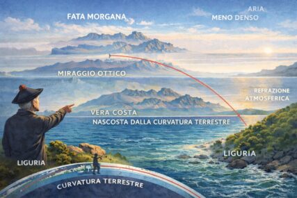 Si vede la Corsica dalla Liguria? Curvatura terrestre, distanza e Fata Morgana spiegate