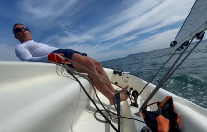 Uscita in deriva con Tridente dalla 151 Riccione